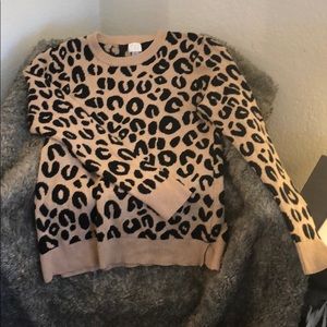 Leopard Print Sweater